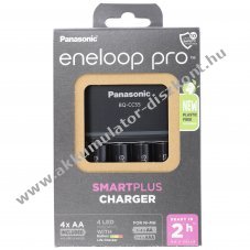 Panasonic BQ-CC55 t�lt� �s eneloop pro AA Mignon ceruza Akkumul�tor 1.2V 2500mAh 4db/csomag NiMH