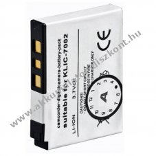 Helyettes�t� Akkumul�tor Kodak Klic-7002 3,7V 600mAh Li-Ion