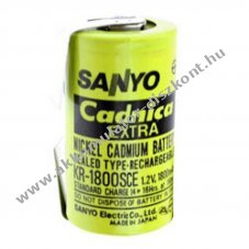 Sanyo KR-1800SCE Akkumul�tor Sub-C egyes cella U-alak� forrf�l modell�p�t�