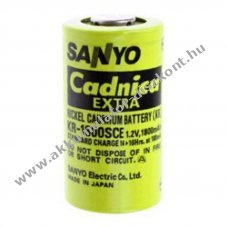 Sanyo KR-1800SCE Sub-C 1.2V 1800mAh egysejt Akkumul�tor NiCd