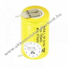 Helyettes�t� Akkumul�tor KR-600AE 2/3A Cadnica 1 nyomattal ipari ( Sanyo) NiCd