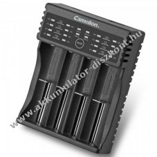 Camelion univerz�lis Akkumul�tor t�lt� Ni-MH1,2V Li-Fe3,2V Li-Ion3,7-3,85V 1-4 csatorna USB5V1A