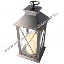 F�m l�mp�s LED-gyerty�val 29cm 2x AA Mignon ceruza elemmel