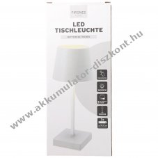 LED asztali l�mpa feh�r �rint�svez�rl�ssel 3x AAA (mikro elem)