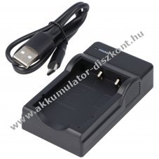USB t�lt� kompatibilis Fujifilm NP-40 NP-95 F30 Z3 Z60 SLB-1037 Micro-USB k�bellel