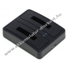 Helyettes�t� Akkumul�tor Akkuladestation DUAL Olympus LI-40B Nikon EN-EL10 Fuji NP-45