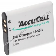 Helyettes�t� Akkumul�tor Olympus LI-50B 3,7V 800mAh Li-Ion