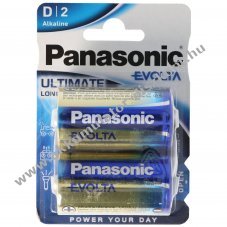 Panasonic EVOLTA D (g�li�t) LR20 hagyom�nyos elem alk�li