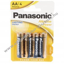 Panasonic Alkaline Power AA Mignon ceruza LR06 1.5V 4db/csomag alk�li, hagyom�nyos elem