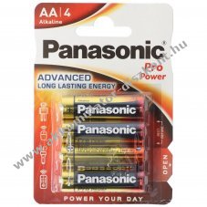Panasonic Pro Power AA Mignon ceruza LR6 LR6PPG/4 4db/csomag hagyom�nyos elem alk�li