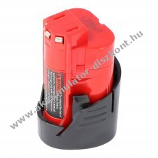 Helyettes�t� Akkumul�tor Milwaukee M12 B2 12V 2500mAh Li-Ion