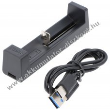 XTAR MC1 USB-C t�lt� 1-�reges 3,6/3,7V 0,5Ah Li-Ion