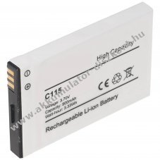 Helyettes�t� Akkumul�tor mobiltelefon Motorola C115 C116 C155 Tchibo 202 3,6-3,7V 850-950mAh Li-ion