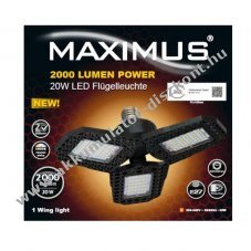 MAXIMUS LED sz�rnyas mennyezeti l�mpa 2000lm 20W IP20 E27 foglalat