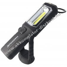 3W LED munkal�mpa 3db AA alk�li elemmel m�gnessel 250 lumen