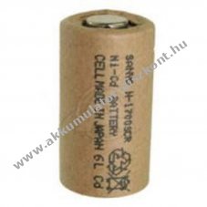 Panasonic Sanyo N-1700SCR Sub-C Akkumul�tor 1.2V 1700mAh 1db/csomag modell�p�t� NiCd