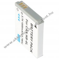 Helyettes�t� Akkumul�tor Canon NB-6L 3,7V 1000mAh Li-Ion