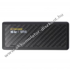 Nitecore NB Air powerbank 5000mAh v�z�ll� IPX7 karbon h�z