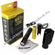 Nitecore P12R 1200lm LED zsebl�mpa NL2150R 5000mAh 21700 Akkumul�tor Li-Ion