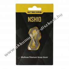 Nitecore Titan karabiner NSH10 s�rnyit� �s lapos csavarh�z�