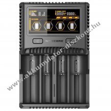 Nitecore SC4 gyorst�lt� Li-Ion, NiMH �s LiFePO4 Akkumul�torkhoz