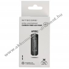 Nitecore AP05C minipumpa ultrak�nny� �jrat�lthet� 23g