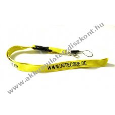 Nitecore kulcstart� p�nt s�rga fekete felirattal