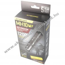 Nitecore MH10 V2 zsebl�mpa 1200lm 21700 4000mAh Akkumul�tor USB-C t�lt�s Li-Ion
