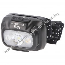 Nitecore NU33 �jrat�lthet� USB-C fejl�mpa 3 f�nyforr�s 700lm IP66