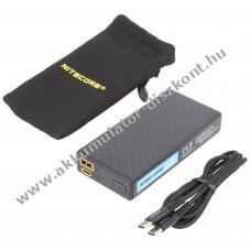 Nitecore SUMMIT20000 powerbank 20000mAh hidegt�r� -40�C be�p�tett f�t�s karbonh�z