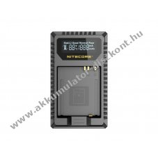 Nitecore UL109 USB t�lt� Leica BP-DC15-E Panasonic DMW-BLE9