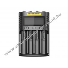 USB Akkumul�tor gyorst�lt� Nitecore UMS4 Li-Ion / Li-Ion IMR- / NiMH & LiFePO4 t�pusokhoz