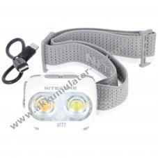 Nitecore UT27 V2 Titan White fejl�mpa Dual Power 800lm 160m ultrak�nny�