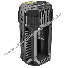 Nitecore V2 aut�s gyorst�lt� 1 vagy 2 Akkumul�torhoz 12V 3A USB kimenettel