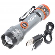 NEBO LED zsebl�mpa Davinci 450L Flex 450 lumen 237m Li-Ion 14500 Akkumul�tor