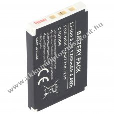 Helyettes�t� Akkumul�tor Nokia 6610 BLD-3 3,6V 1200mAh Li-ion