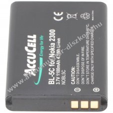 Helyettes�t� Akkumul�tor Nokia 1600 BL-5C 3,6V 1100mAh Li-ion