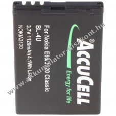 Helyettes�t� Akkumul�tor Nokia 3120 classic BL-4U 3,7V 700-1120mAh Li-Ion