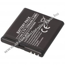 Helyettes�t� Akkumul�tor Nokia N85 N86 BL-5K 3,7V 650-750mAh Li-ion