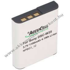 Helyettes�t� Akkumul�tor Sony DSC-W100 3,6V 950-1100mAh Li-Ion
