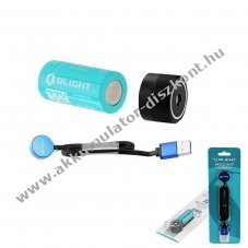 Olight H1 Nova friss�t� szett 16340 650mAh Akkumul�tor m�gneses t�lt�k�bellel Li-Ion