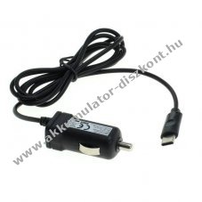 Aut�s USB-C (Type-C) t�lt�k�bel 1A 5V fekete