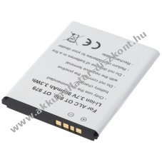 Helyettes�t� Akkumul�tor ALCATEL One Touch 890 890D 891 979 mobiltelefon 3,7V 900mAh Li-Ion