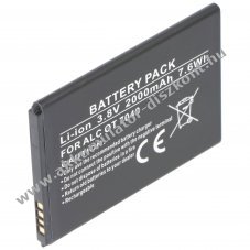 Helyettes�t� Akkumul�tor Alcatel One Touch Pop C7 TLi019B1 3,8V 2000mAh mobiltelefon Li-Ion