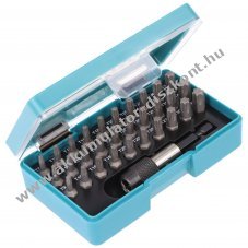 Makita Torx bitk�szlet P-73352 31db/csomag �vcs�ptet�vel 1/4 gyorscser�l� tart�