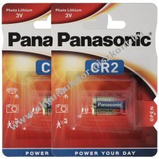 Panasonic CR2 l�tium 3V 2db/csomag
