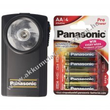 Panasonic PowerMax3 alk�li elem AA 4db csomag zsebl�mp�val
