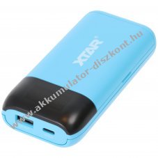 XTAR PB2SL 2 csatorn�s Li-ion t�lt� �s powerbank 18650 21700 QC3.0 PD3.0