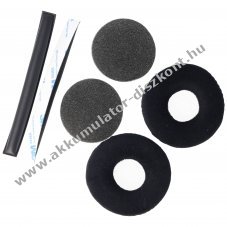F�lp�rna k�szlet Sennheiser HD25 HD25-1 II PC150 PC151 PC155 65mm fekete