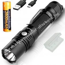 Fenix PD35TAC Cree XP-L V5 LED zsebl�mpa 1000lumen Akkumul�torval 2600mAh USB t�lt�k�bellel